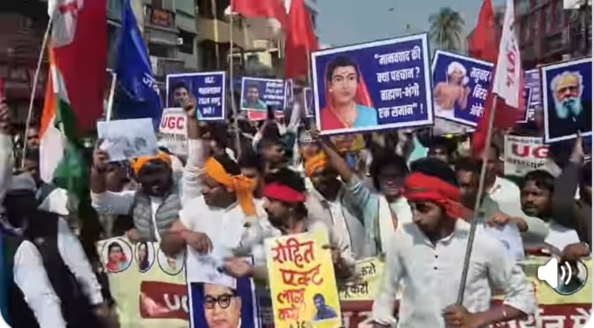 Badal Saroj article on UGC guidelines controversy, caste discrimination, and Supreme Court stay