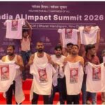 Rajendra Sharma political satire article on AI Summit protests and Galgotias University robot dog