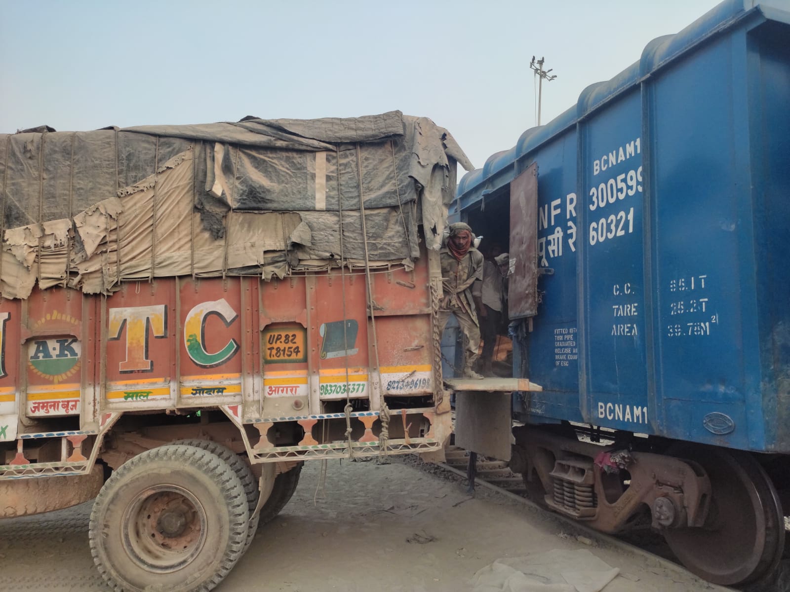 आगरा रेल मंडल की माल ढुलाई