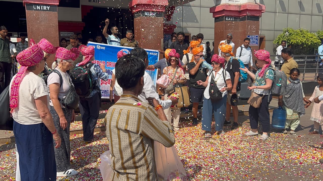 Australian Tourist Birthday Celebration Agra Cantt