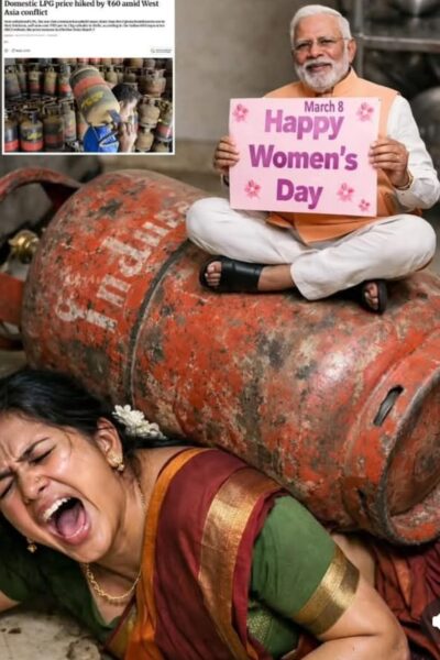 Sanjay Parate article on LPG price hike, inflation and Indian geopolitics