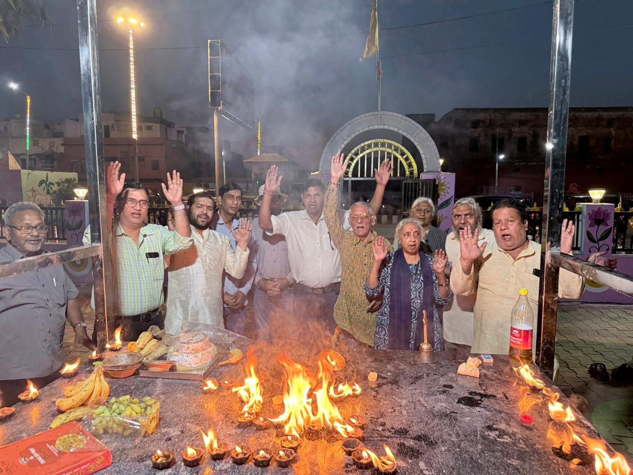बृज खंडेलवाल यमुना आरती स्थल आगरा