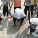 Elderly farmer humiliated and forced to apologize in Shahjahanpur UP viral video