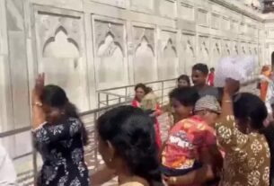 ताजमहल में मधुमक्खियों का हमला