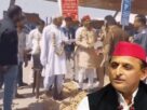 agra police stomps potatoes akhilesh yadav slams-bjp