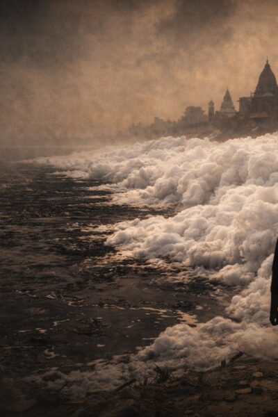 Brij Khandelwal article on toxic Yamuna river pollution in Agra and Braj Mandal