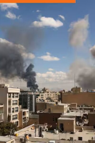 इज़राइल पर ईरान के मिसाइल हमले (IRGC Missile Strikes) और तेल अवीव में आयरन डोम इंटरसेप्शन की रपट - ताज न्यूज़।