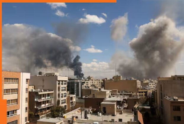 इज़राइल पर ईरान के मिसाइल हमले (IRGC Missile Strikes) और तेल अवीव में आयरन डोम इंटरसेप्शन की रपट - ताज न्यूज़।