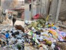 ताज के आसपास कचरे का ढेर
