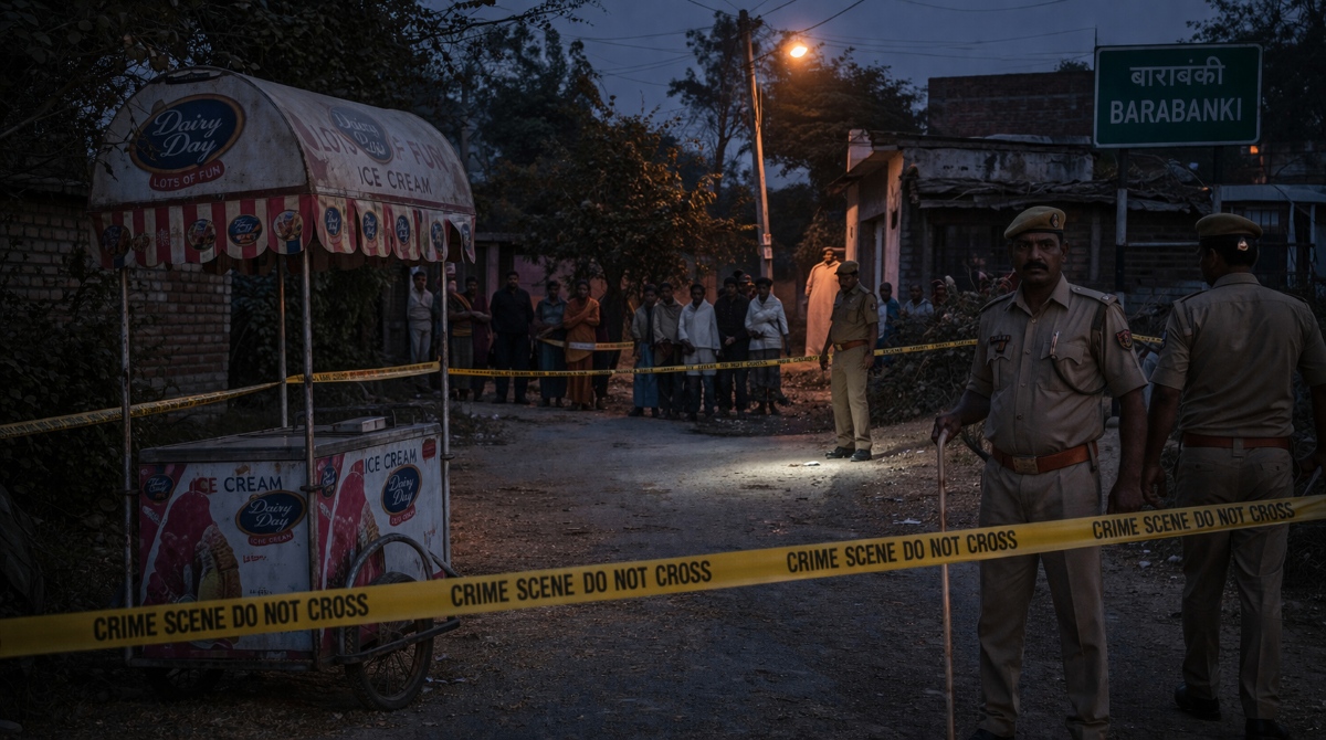 बाराबंकी में युवक की हत्या और आइसक्रीम विक्रेता का सिर काटने की जघन्य वारदात की पुलिस जांच