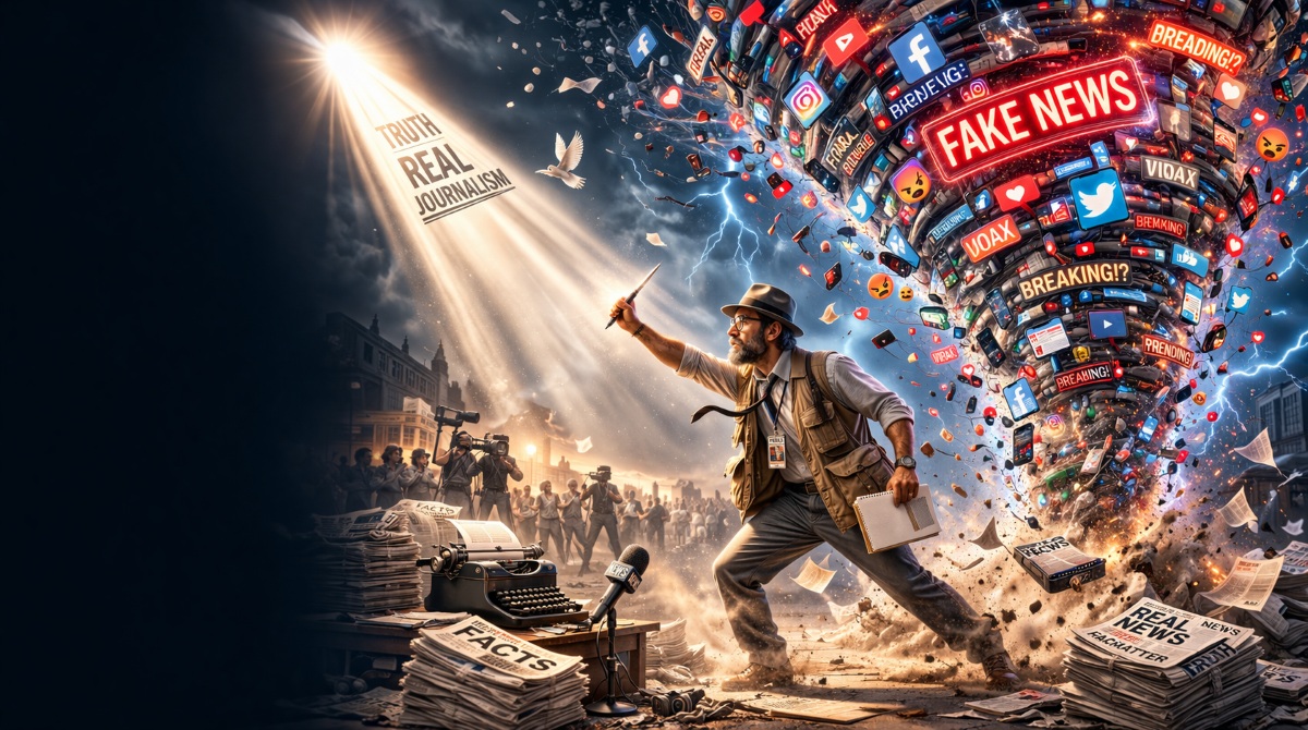 Brij Khandelwal special article on the truth of news changing media and journalism ethics in digital age