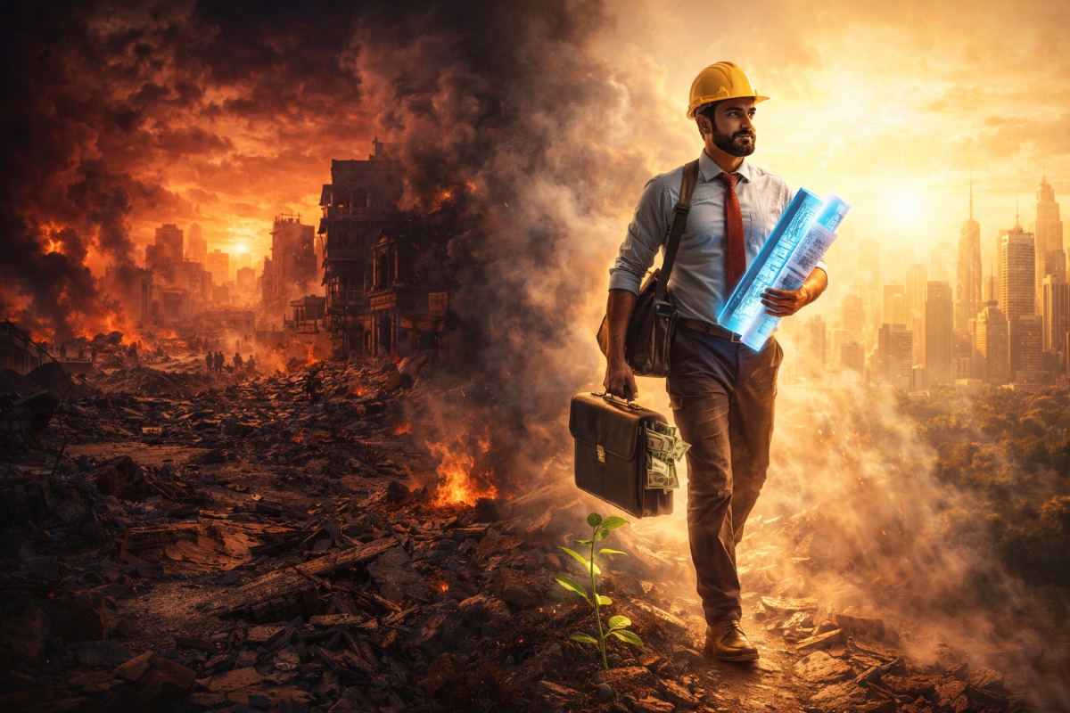 Brij Khandelwal article on West Asia war crisis and golden economic reconstruction opportunities for India