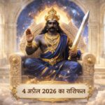 आज का राशिफल 4 अप्रैल 2026 शनि देव की कृपा ताज न्यूज़ आगरा