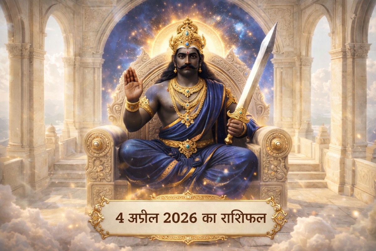 आज का राशिफल 4 अप्रैल 2026 शनि देव की कृपा ताज न्यूज़ आगरा
