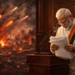 Badal Saroj political article on PM Modi parliament speech regarding West Asia war and Indian diplomacy