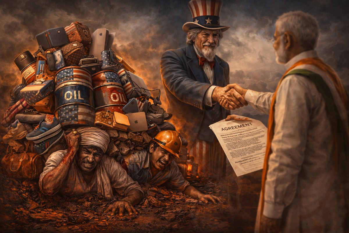 Prabhat Patnaik article on India US trade deal colonial era and economic impact on farmers