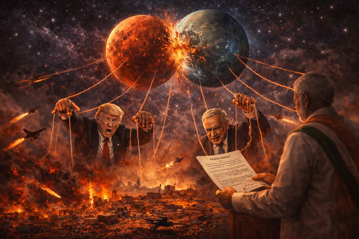 Brij Khandelwal article on US Israel Iran war astrology predictions Nostradamus and global conflict