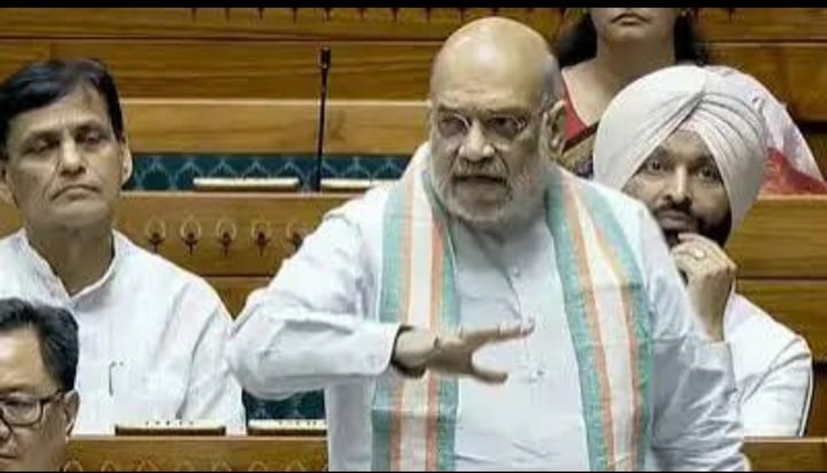 Badal Saroj article analyzing Amit Shah speech on Naxal free India and attack on left ideology and democracy