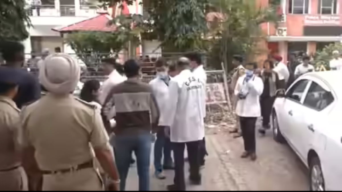 चंडीगढ़ में भाजपा कार्यालय के बाहर धमाका