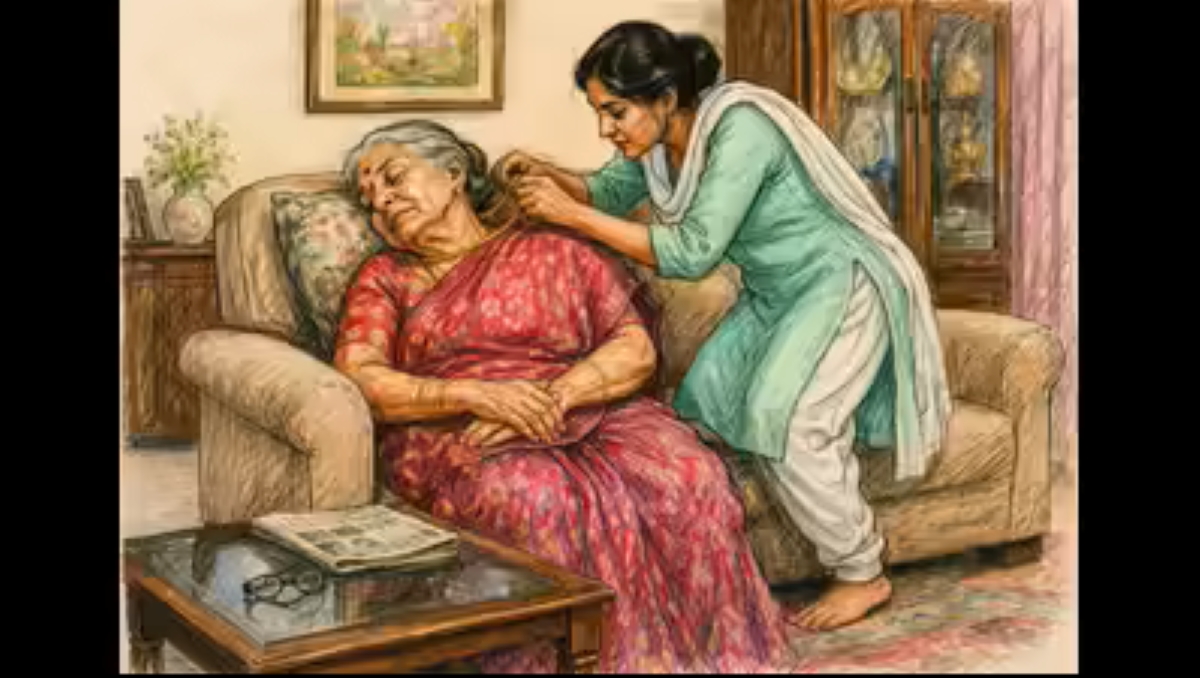 नोएडा में बुजुर्ग महिला से लूट