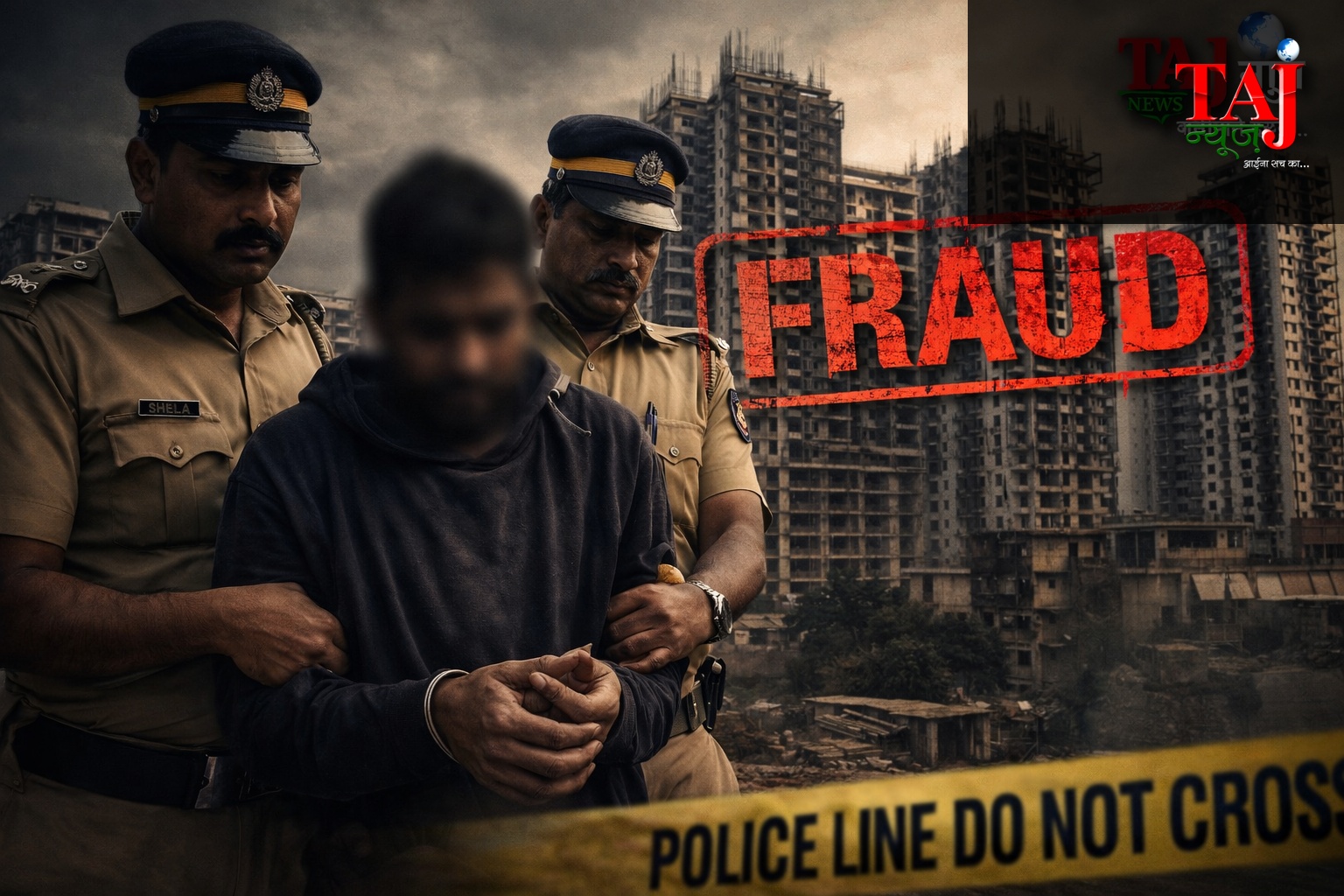 वसई में भूमाफिया सुरेंद्र प्रताप सिंह उर्फ रांढा की गिरफ्तारी और अवैध फ्लैट