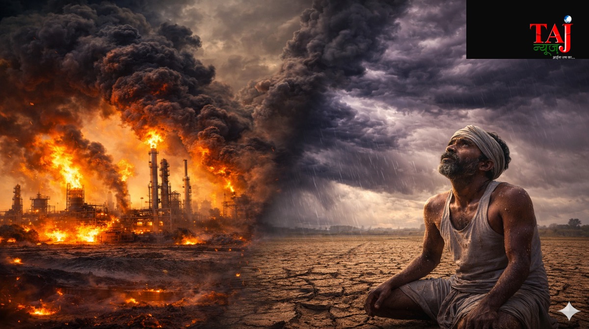 Brij Khandelwal article on West Asia war environmental impact and its destructive effect on Indian monsoon