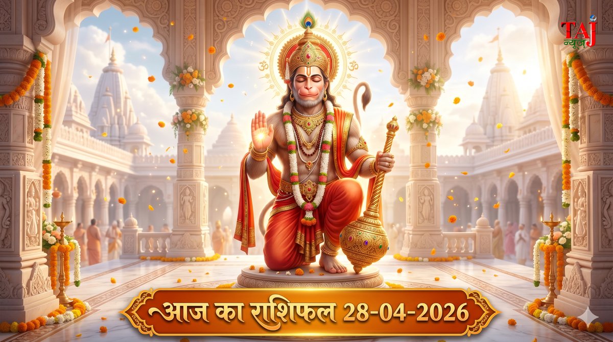 आज का राशिफल 28 अप्रैल 2026: मंगलवार को मंगल गोचर और बजरंगबली की कृपा