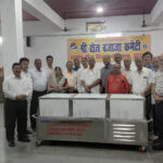 आगरा में क्षेत्र बजाजा कमेटी को समाजसेवा के लिए दान में मिला 18वां एसी ताबूत