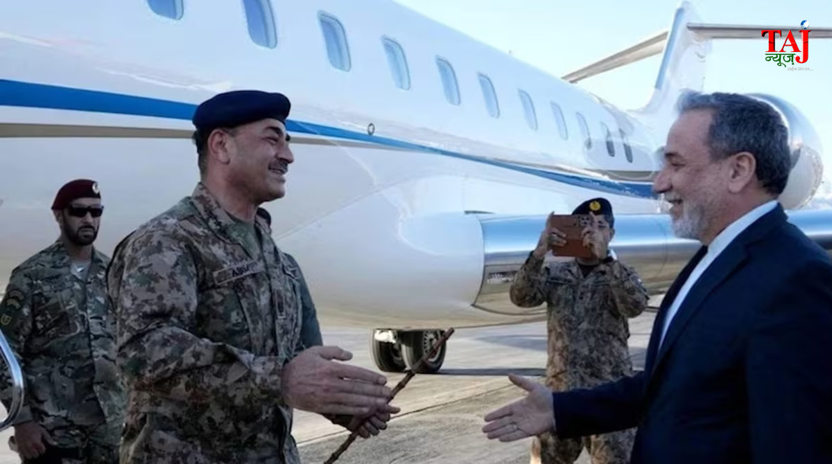 ईरान के विदेश मंत्री अब्बास अरागची का इस्लामाबाद दौरा और अमेरिका-ईरान शांति वार्ता का प्रतीकात्मक दृश्य