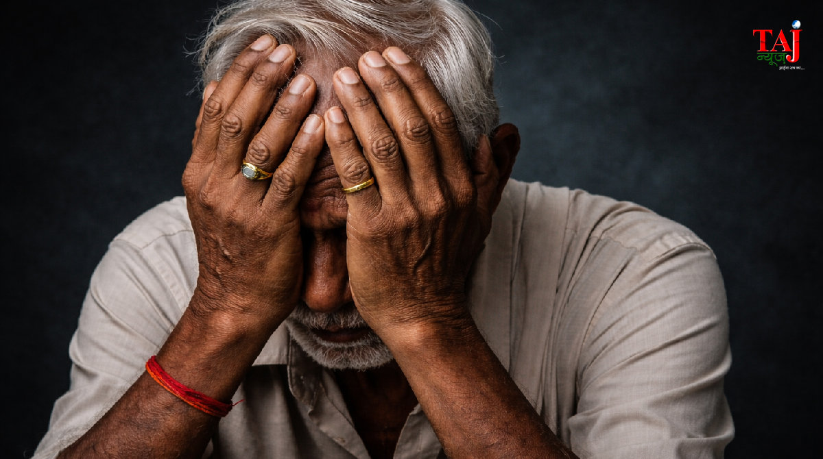 मध्य प्रदेश में लव मैरिज के विवाद में बुजुर्ग को पेशाब पिलाने वाले आरोपियों की गिरफ्तारी का प्रतीकात्मक दृश्य