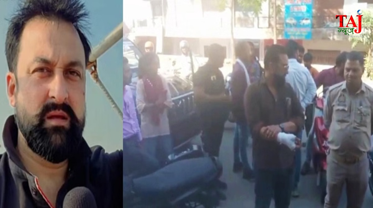 आगरा में होटल संचालक और डॉक्टर से रंगदारी मांगने वाला फर्जी भाजपा नेता महिपाल चौधरी गिरफ्तार