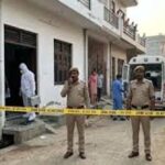 सोनीपत में पिता द्वारा बेटी की चाकू मारकर हत्या के बाद पुलिस जांच का दृश्य