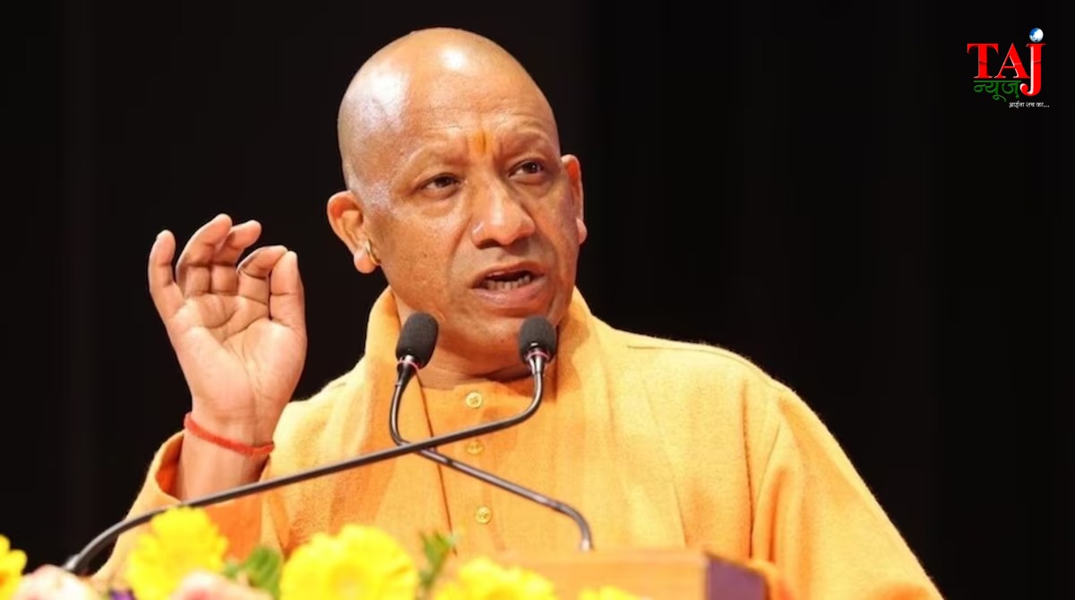 नोएडा हिंसक प्रदर्शन के बाद एक्शन लेते हुए मुख्यमंत्री योगी आदित्यनाथ और पुलिस की तैनाती का दृश्य