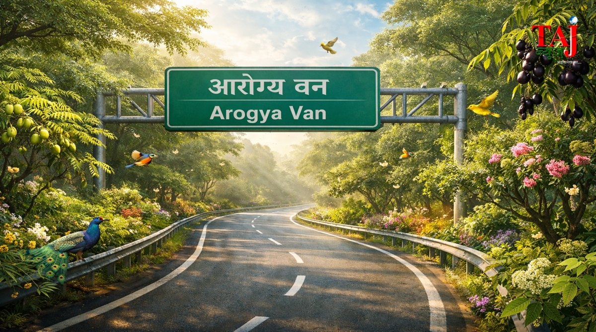 Brij Khandelwal article on NHAI Arogya Van initiative planting medicinal trees along national highways in India