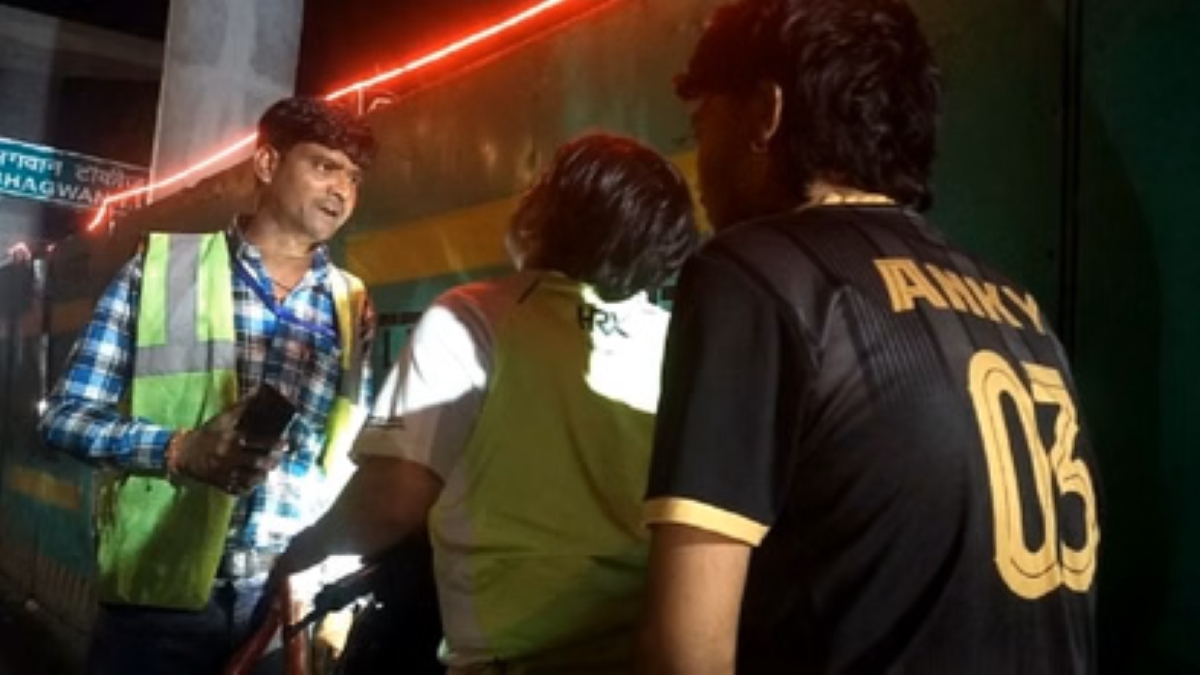 एमजी रोड पर भयंकर जाम