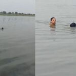 यमुना में कूदी युवती को बचाया