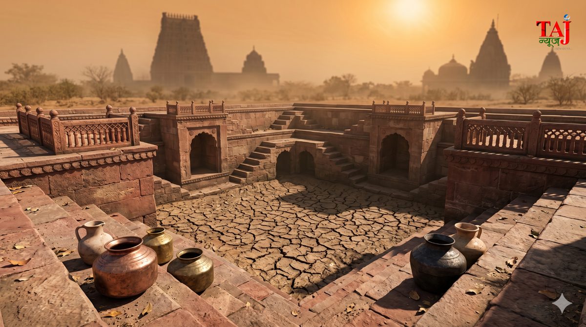 Brij Khandelwal article on Braj water crisis Mathura Vrindavan drying ponds and Yamuna river pollution