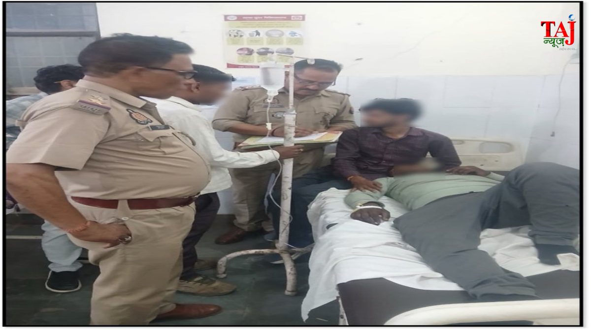 आगरा में युवक की जान बचाने के बाद सक्रिय पुलिस टीम