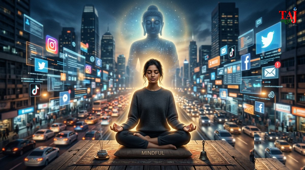 Dr Pramod Kumar article on Gautam Buddha Trishiksha philosophy Sheel Samadhi Pragya relevance in modern life mental health