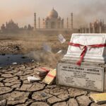 Brij Khandelwal article on Agra Yamuna Barrage project delay foundation stones red tapism and Taj Mahal environment