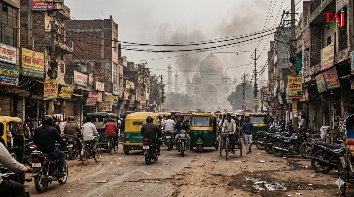 Brij Khandelwal article on Agra traffic jam urban planning failure administrative negligence and civic issues