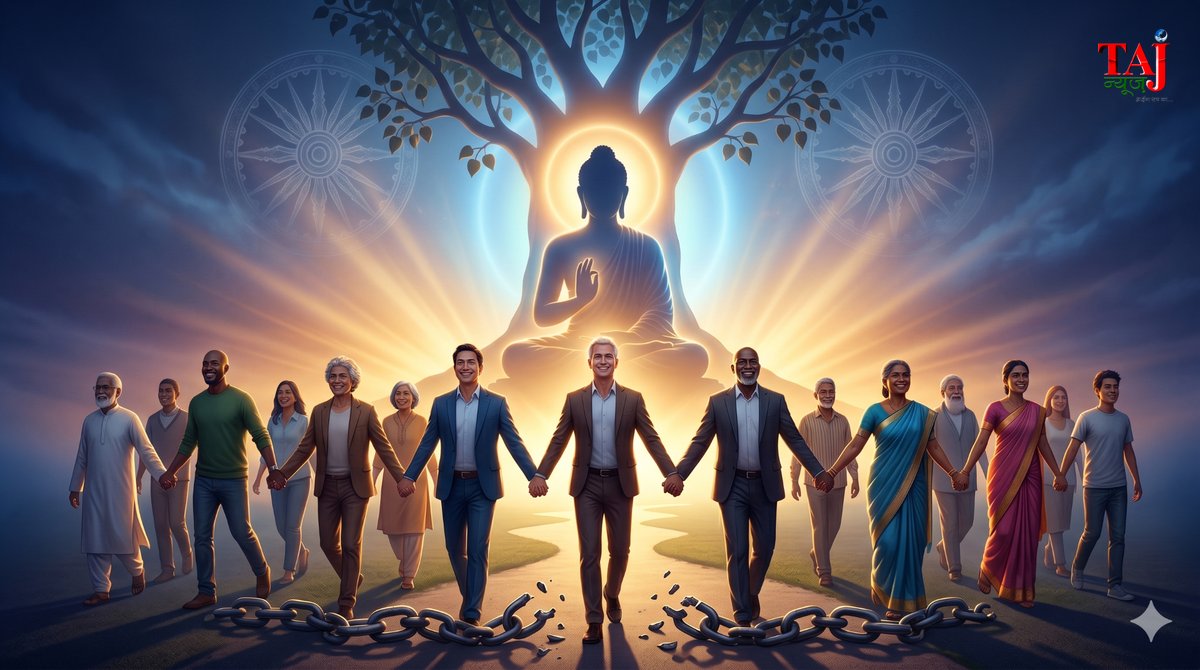 Dr Pramod Kumar article on Lord Gautam Buddha spirituality and social justice philosophy