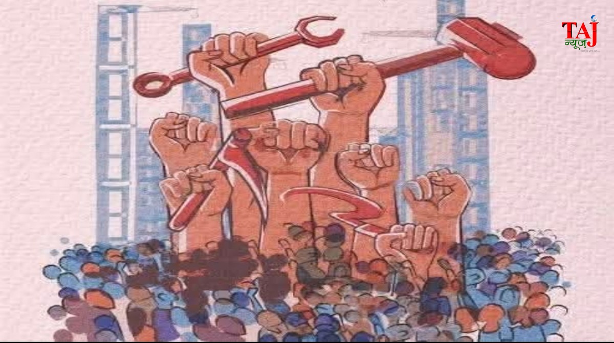 Badal Saroj article on May Day 2026 labor unrest, corporate exploitation and 8-hour workday struggle