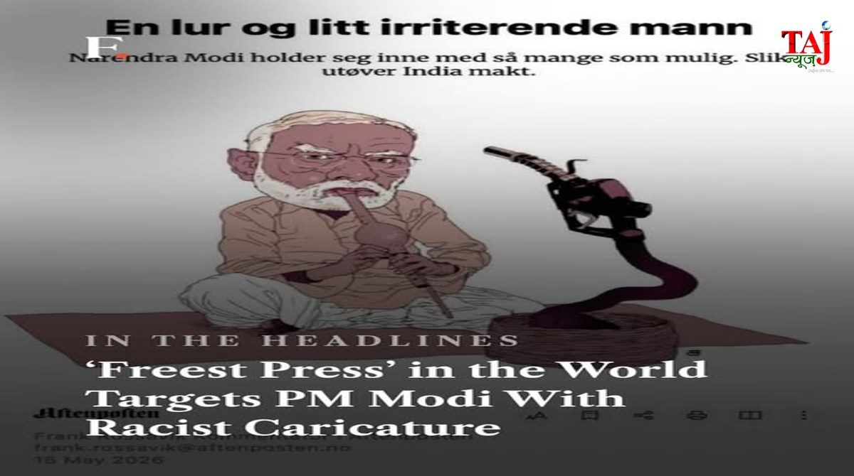 Controversial cartoon of Prime Minister Narendra Modi published in Norwegian newspaper Aftenposten causing global outrage