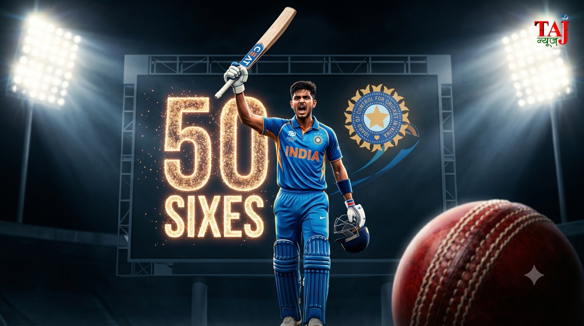 Vaibhav Suryavanshi celebrating dynamic batting performance in IPL 2026 cricket stadium background