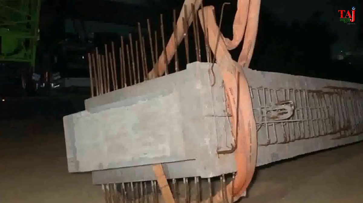 Emergency rescue operations inside Hamirpur concrete bridge collapse incident area in Uttar Pradesh