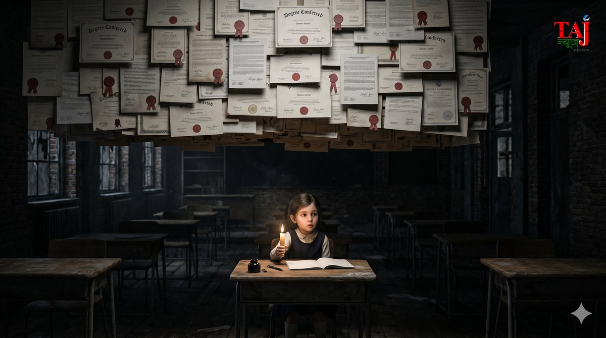 Brij Khandelwal article on Indian education system degree vs knowledge rote learning and teacher training crisis