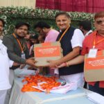 आगरा में भाजपा प्रशिक्षण वर्ग को संबोधित करते प्रदेश उपाध्यक्ष दिनेश शर्मा