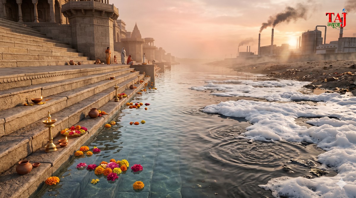 Brij Khandelwal article on Yamuna Chhath festival Pushtimarg Vaishnavism and Yamuna river pollution crisis