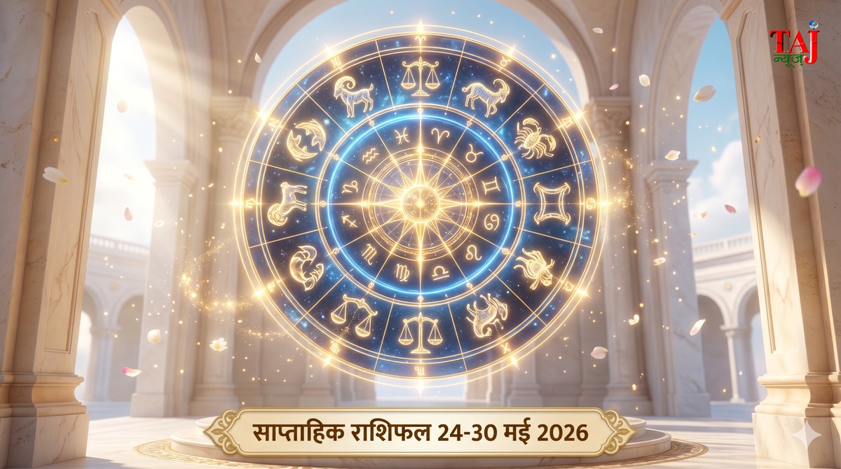 साप्ताहिक राशिफल 24 से 30 मई 2026 ताज न्यूज़